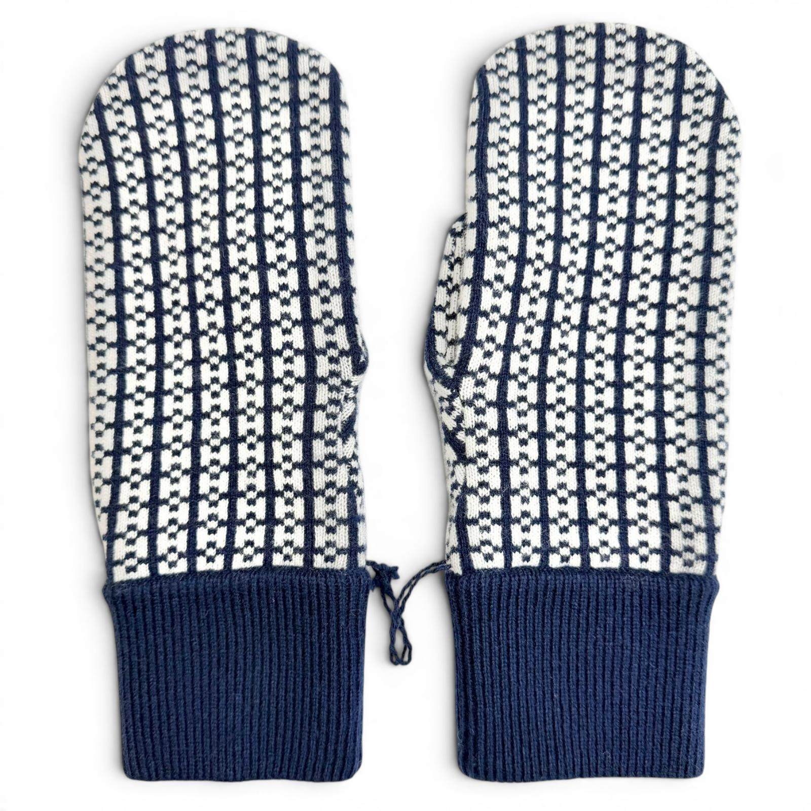 エルメス Hope Mitten ニットジャカード カシミヤグローブ