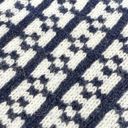 エルメス Hope Mitten ニットジャカード カシミヤグローブ
