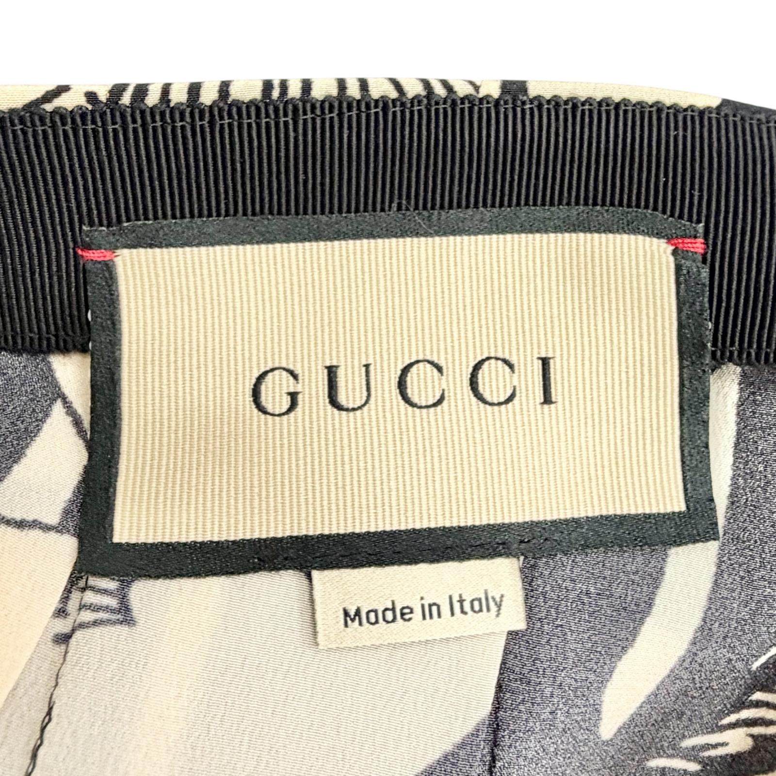 グッチ シルクプリーツスカート