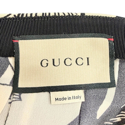 グッチ シルクプリーツスカート