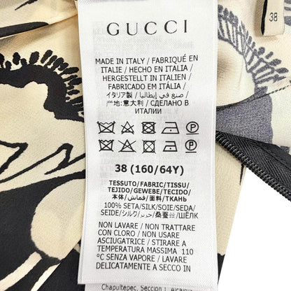グッチ シルクプリーツスカート