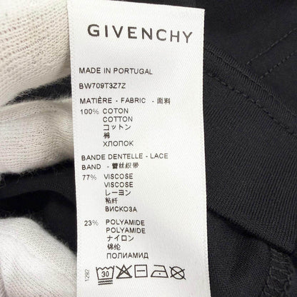 ジバンシィ ロゴレースディテール コットン半袖Tシャツ