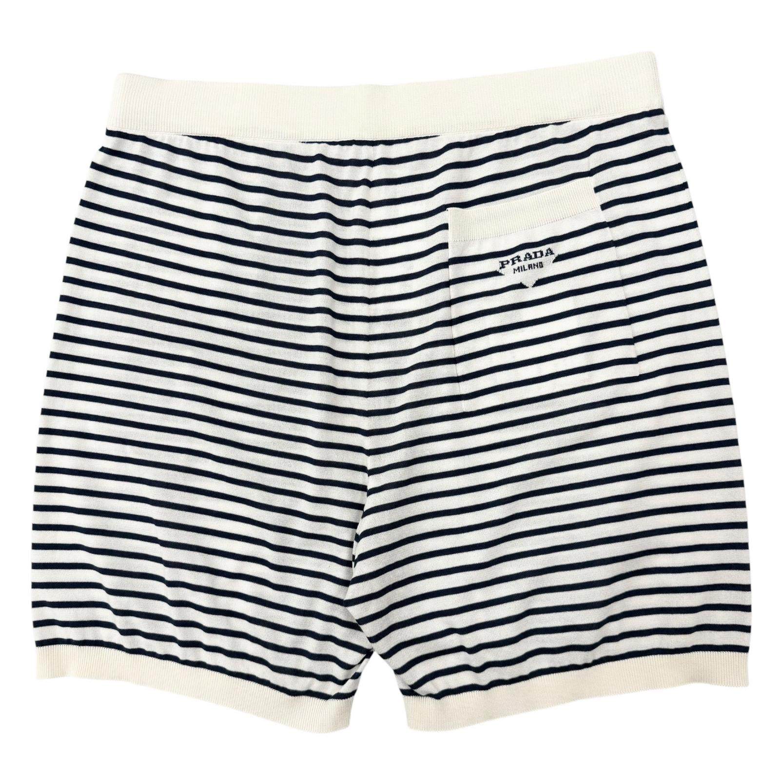 プラダ シルクコットンショートパンツ