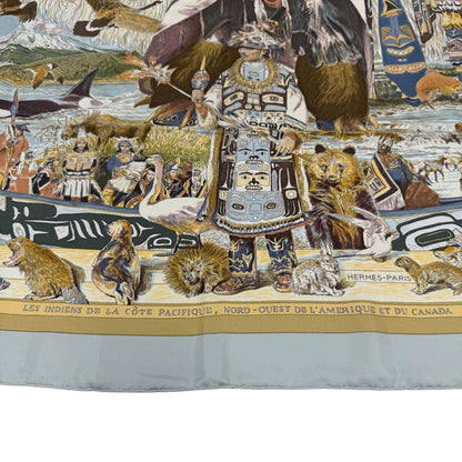 エルメス TSITSIKA シルクスカーフ