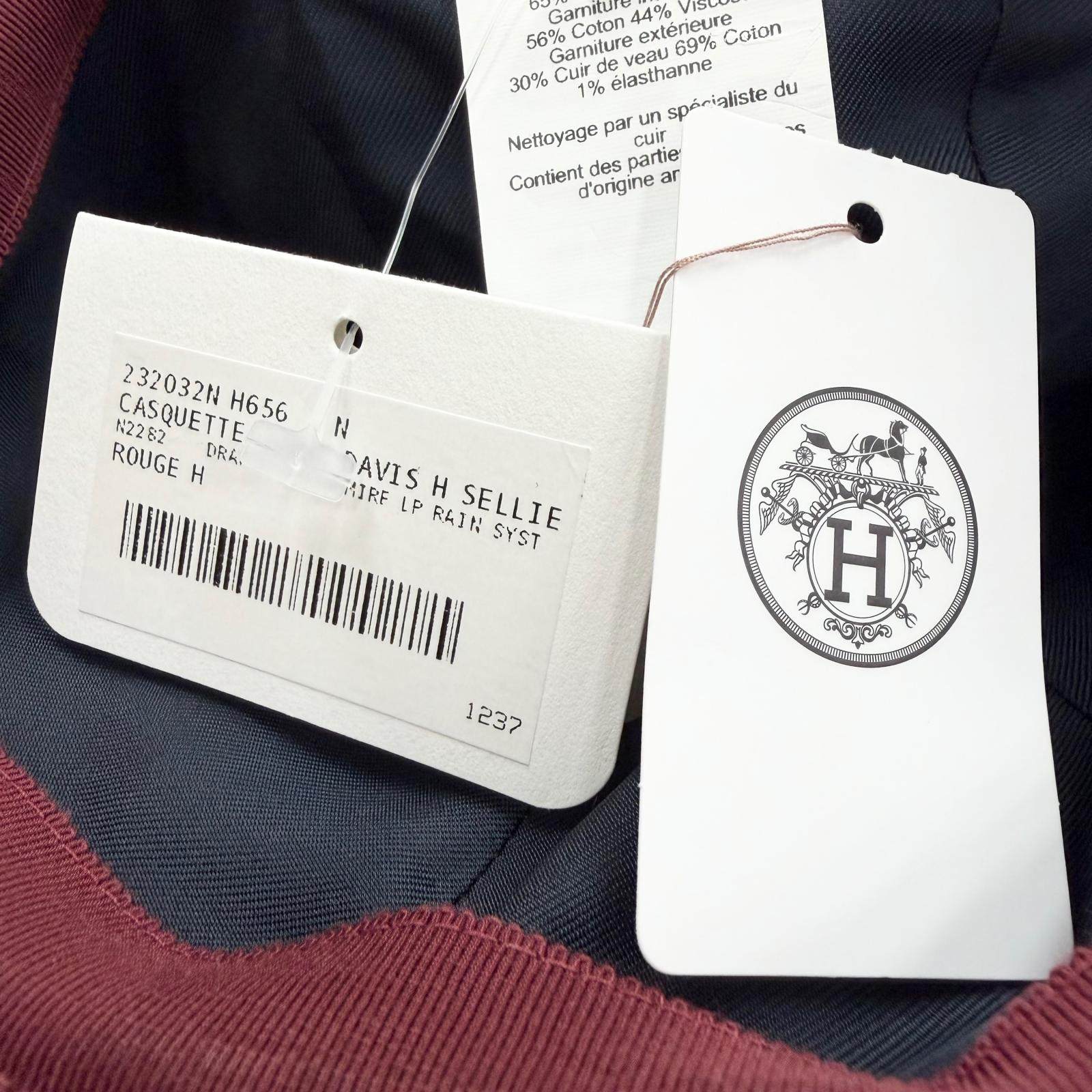 エルメス Davies H Serie カシミヤキャップ