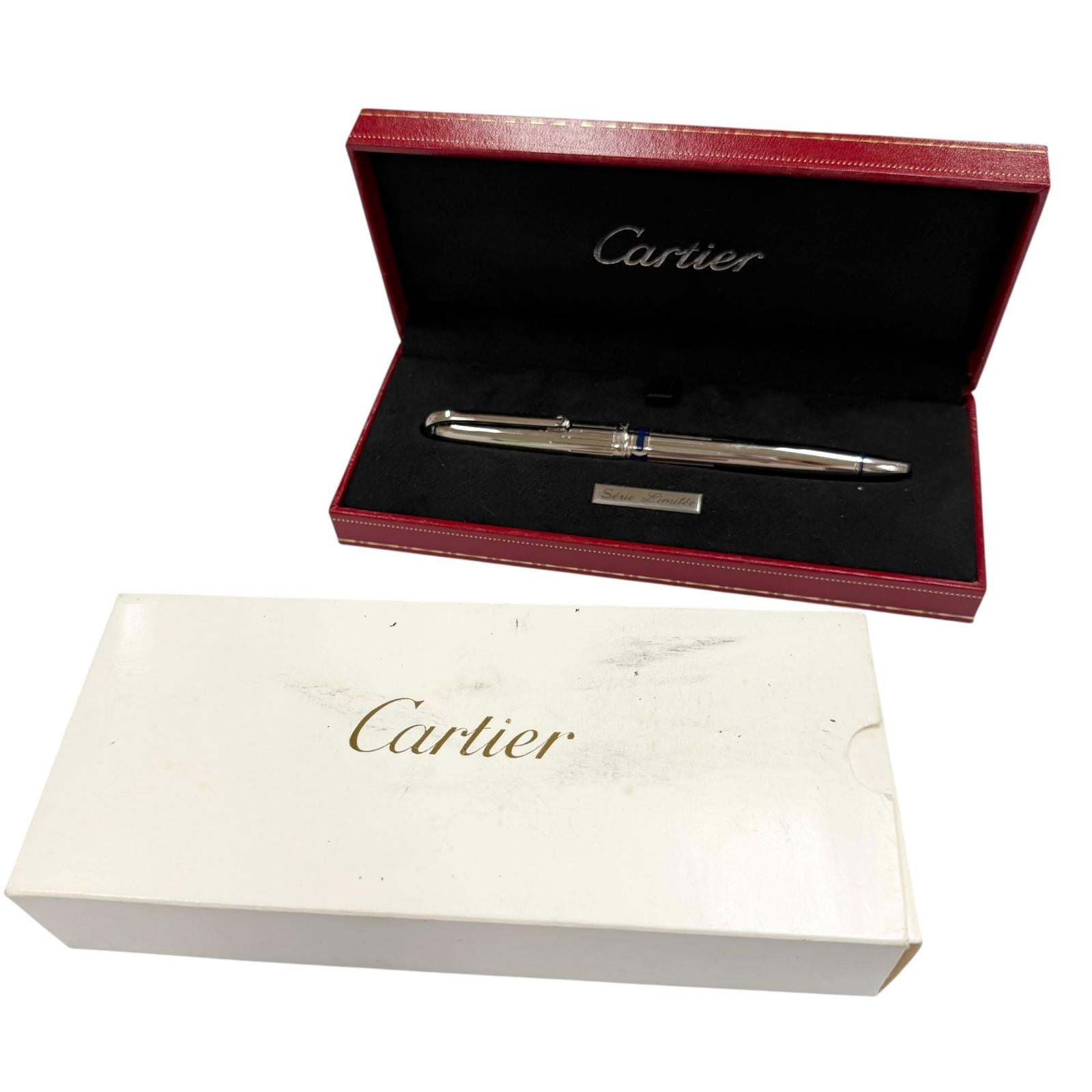 カルティエ 限定 シルバー ボールペン