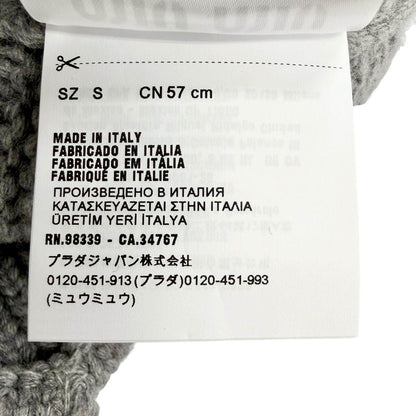 ミュウミュウ ウールカシミヤニットキャップ