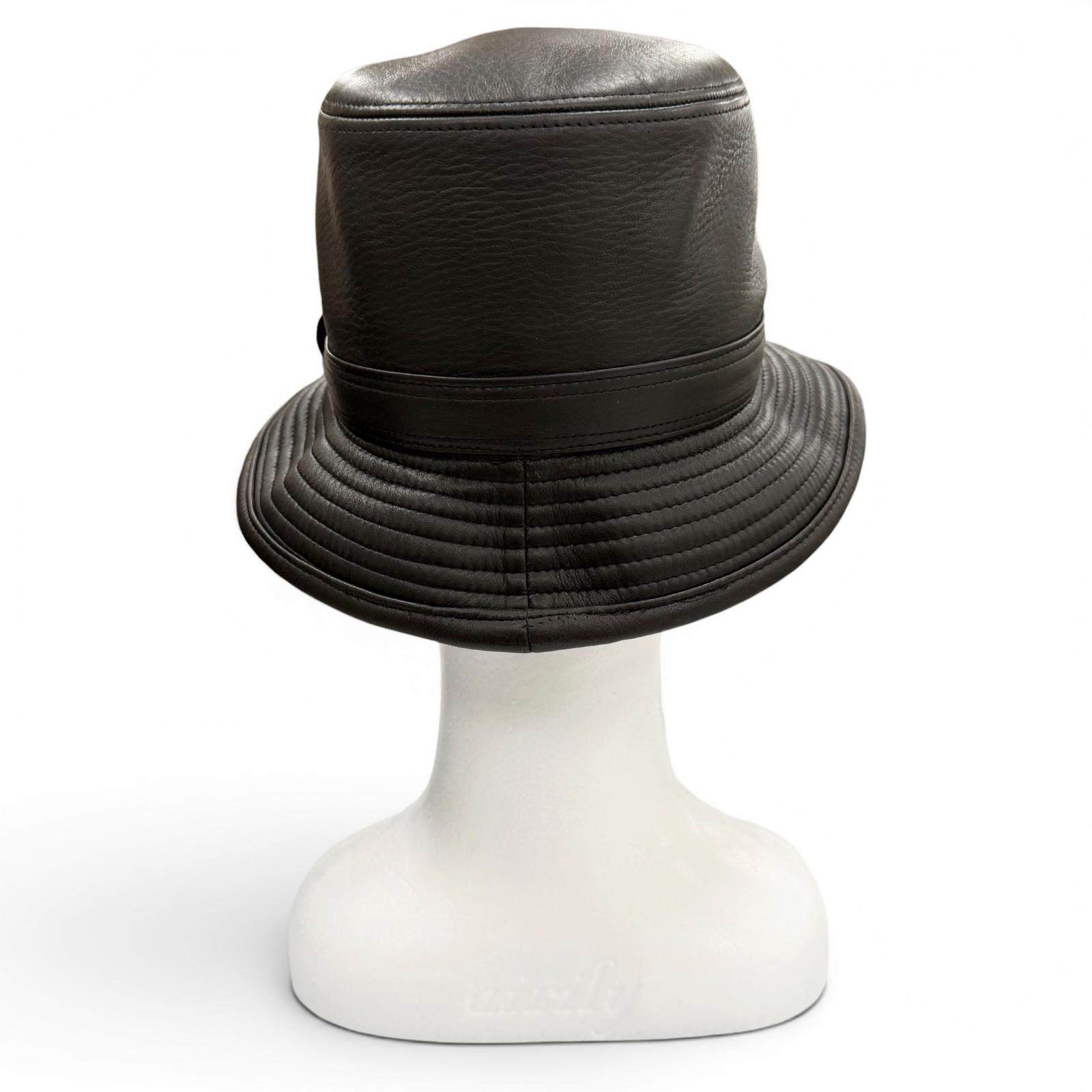 エルメス Chapeau Hidalgo 鹿革ハット