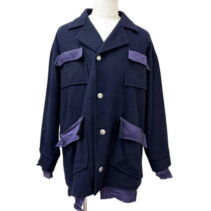 サルバム ウールナイロンジャケット