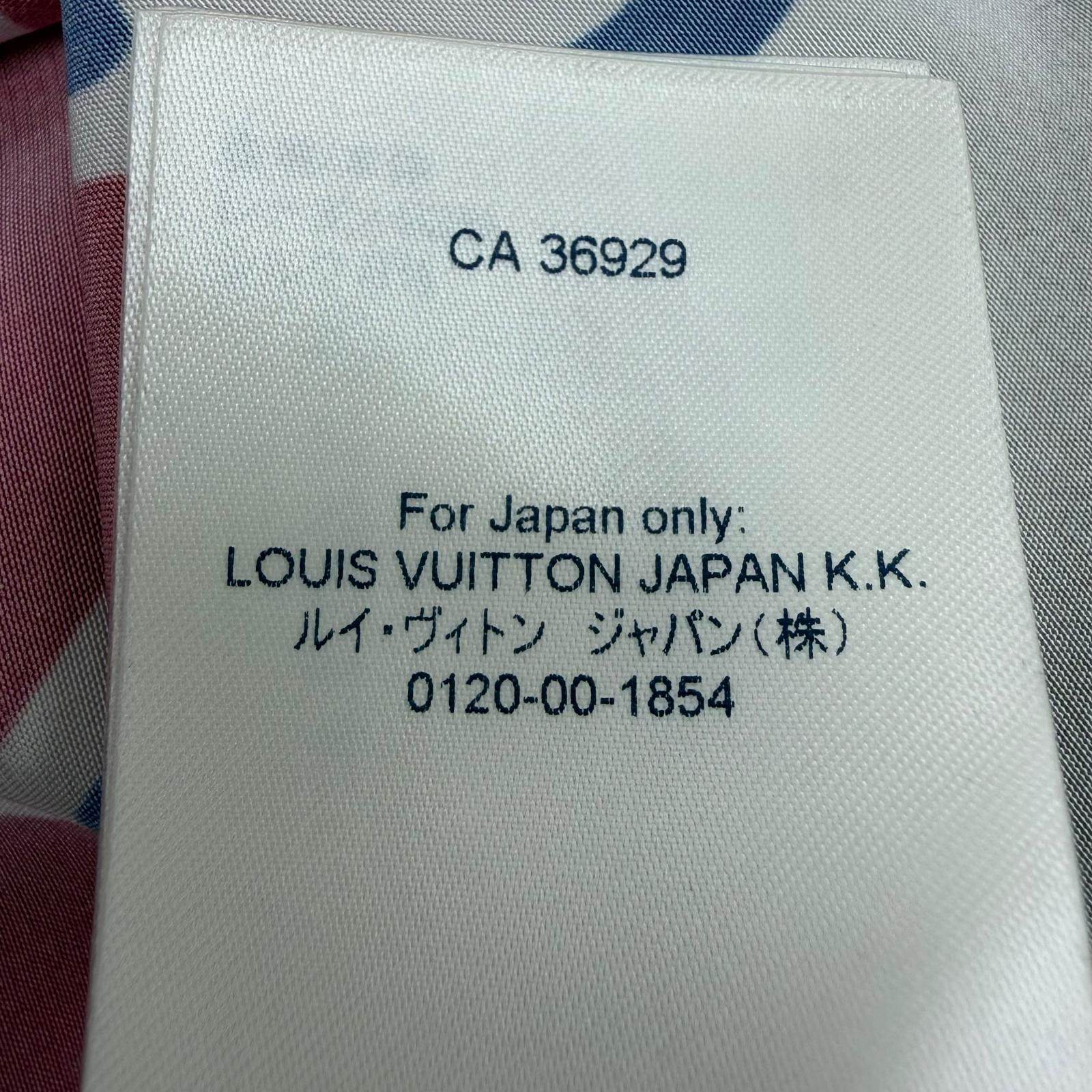 ルイヴィトン レーヨンシルク長袖シャツ