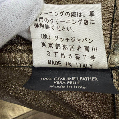 グッチ ラムスキンコート