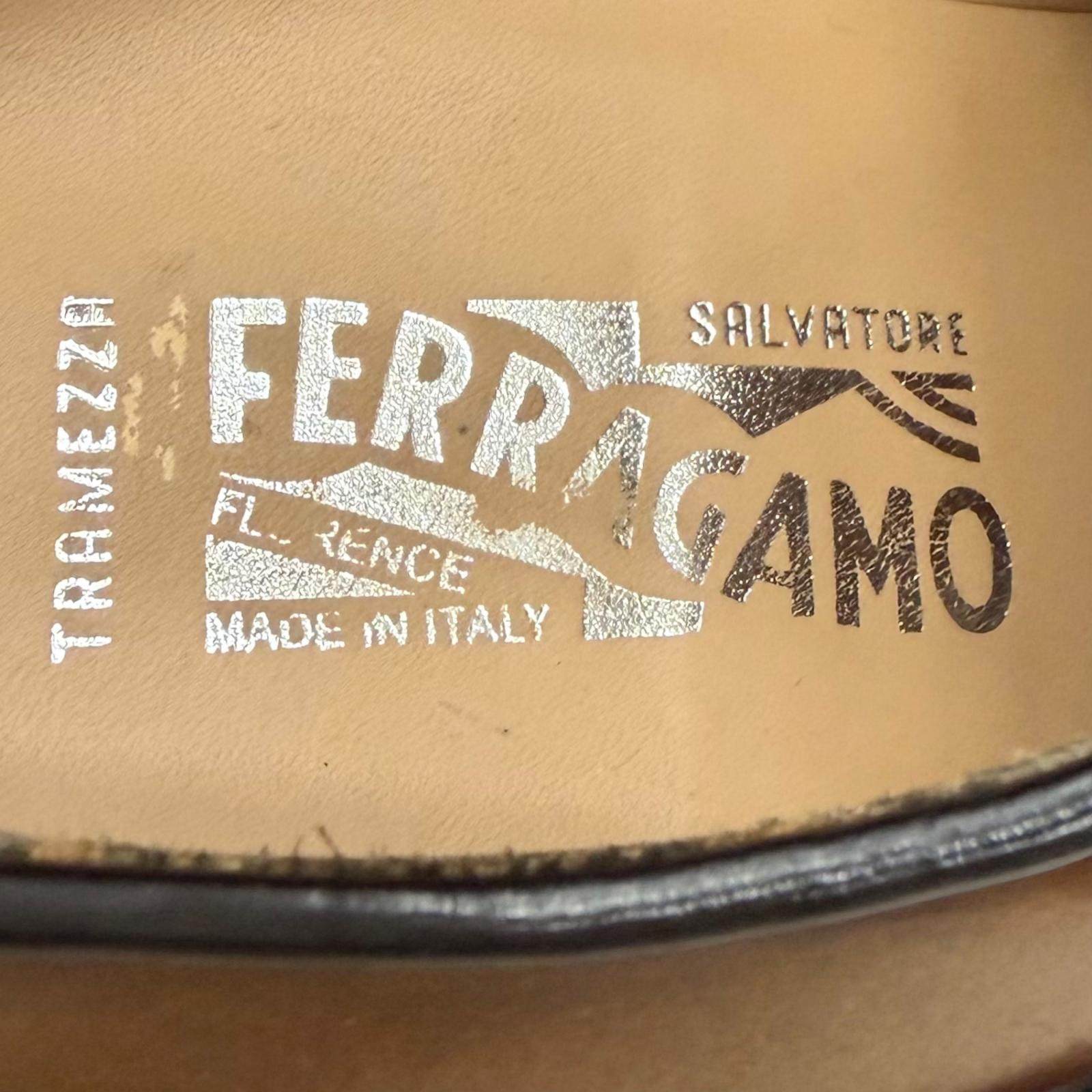 サルヴァトーレ フェラガモ TRAMEZZA レザードレスシューズ