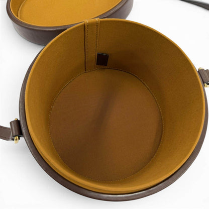セリーヌ Tambour ラフィア ショルダーバッグ