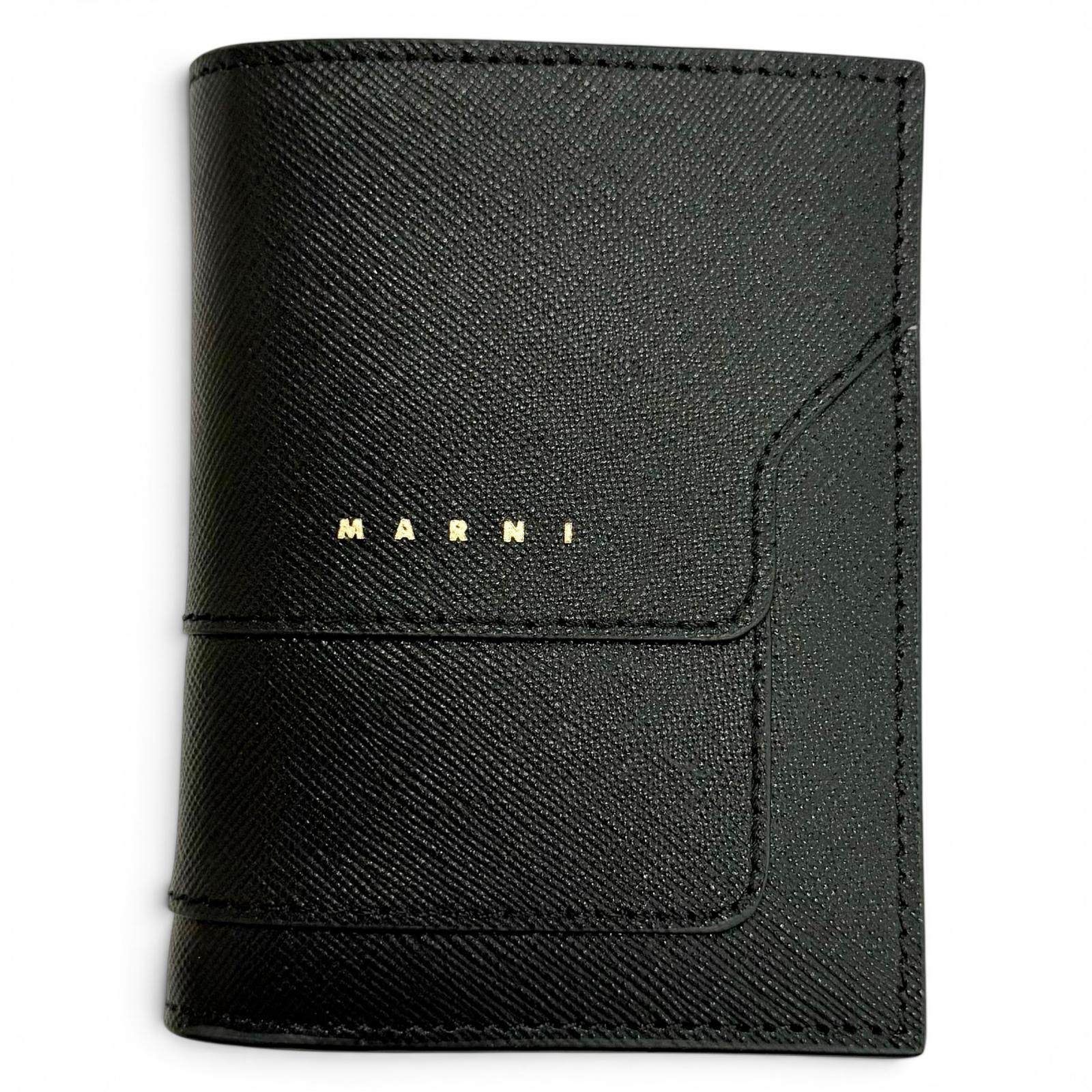 マルニ サフィアーノレザー 二つ折り財布