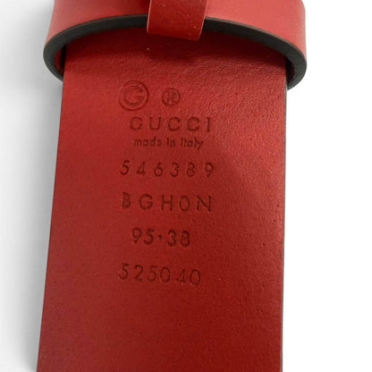 グッチ インターロッキングG レザー ベルト