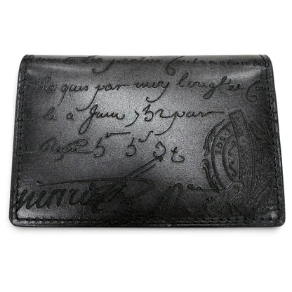 ベルルッティ Imbuia Calligraphy レザー名刺入れ