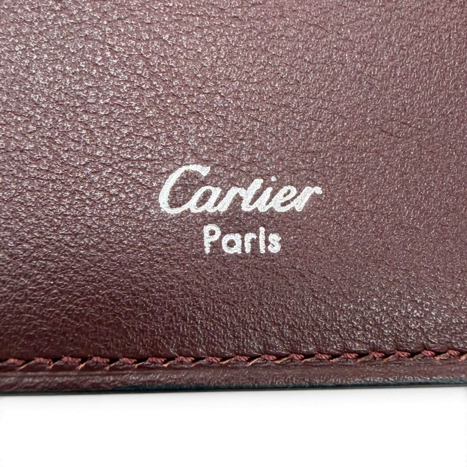 カルティエ マストライン 二つ折り財布