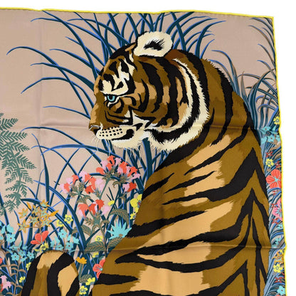 エルメス Tiger Tiger シルクスカーフ