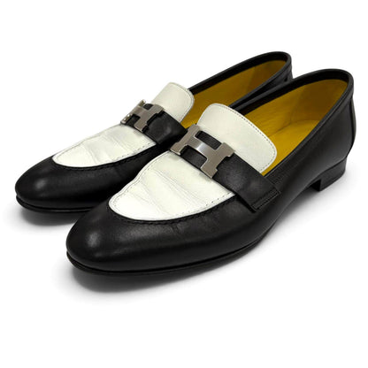 エルメス レザーローファー