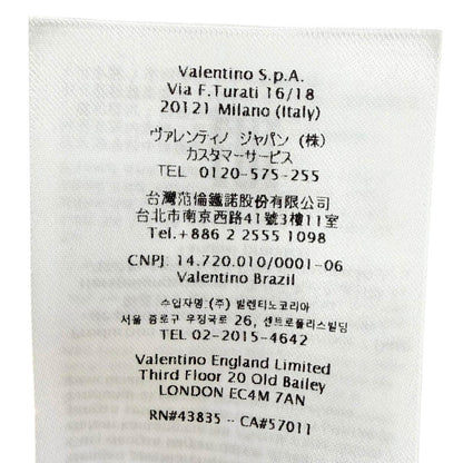 ヴァレンティノ ロゴメタル カシミヤシルクニットトップス