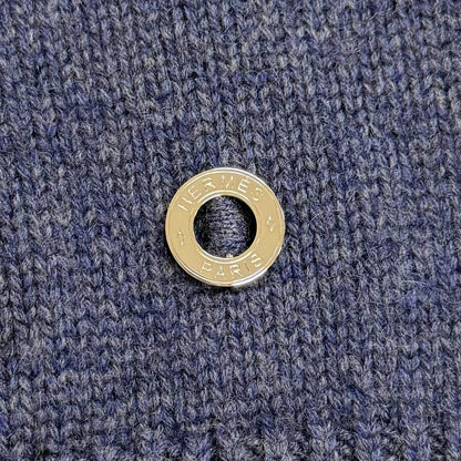 エルメス カナディアンボタン カシミヤニット