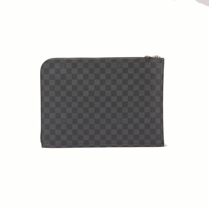 ルイヴィトン ダミエ グラフィット ポシェット ドキュメント クラッチ バッグ