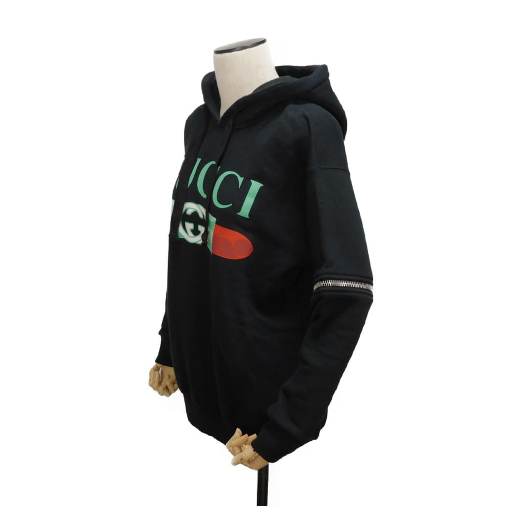 グッチ ロゴ リップスティック コットンパーカー