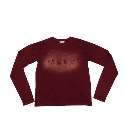 マルニ グラフィックロゴ コットン長袖Tシャツ