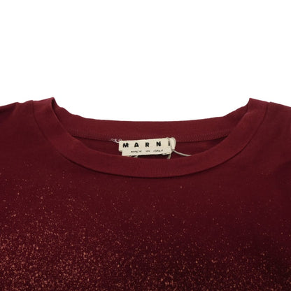 マルニ グラフィックロゴ コットン長袖Tシャツ