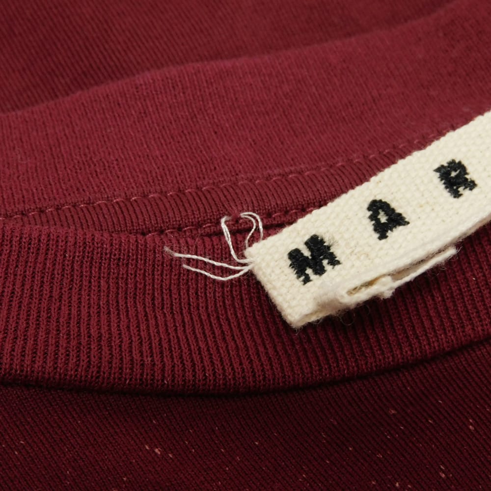 マルニ グラフィックロゴ コットン長袖Tシャツ