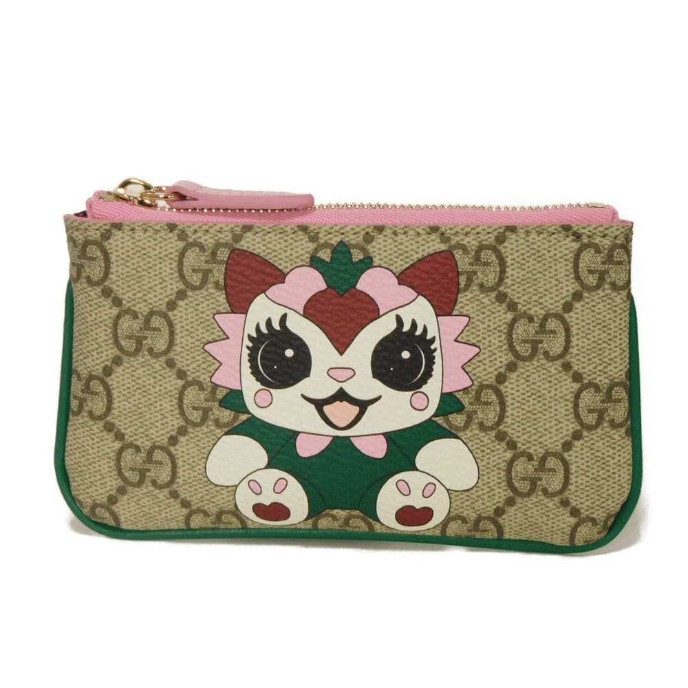 グッチ ベスティーズ GGスプリームキャンバス コインケース