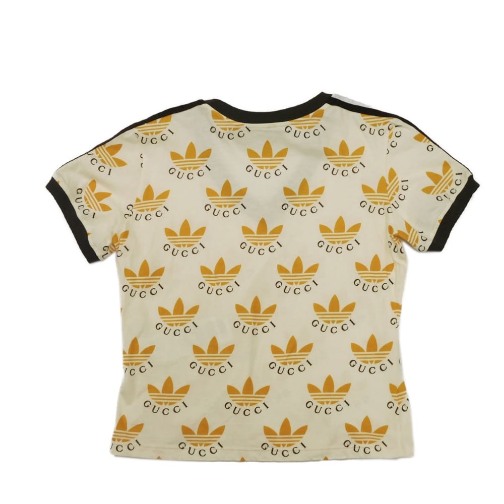 グッチ トレフォイルロゴプリント コットン半袖Tシャツ