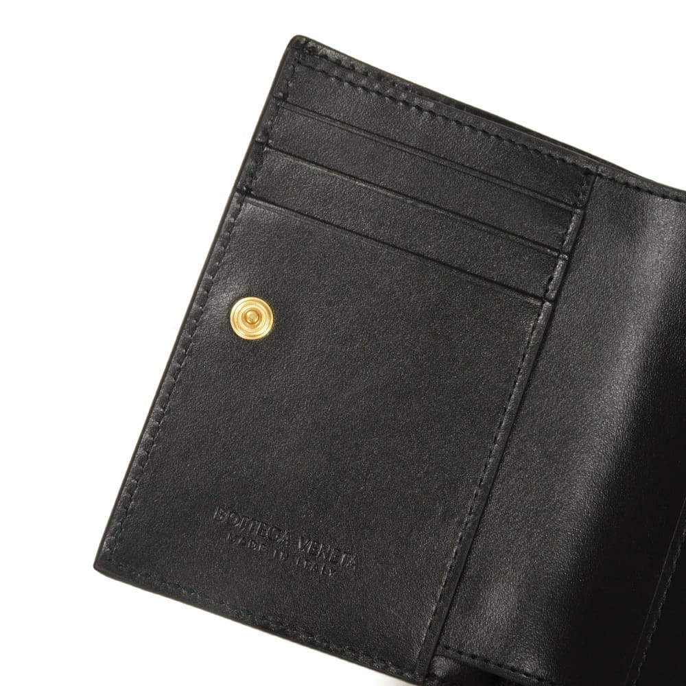 ボッテガヴェネタ スモールウォレット ラムスキン 二つ折り財布