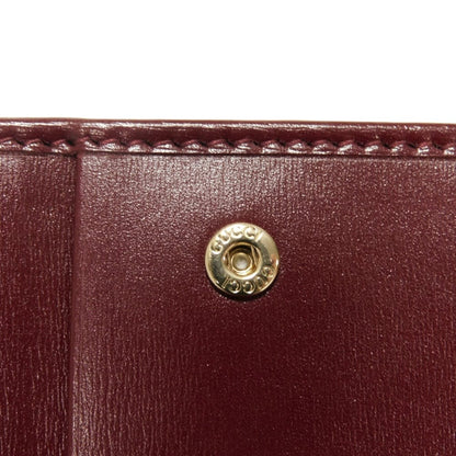 グッチ GGシャドウ GGスプリーム レザー 二つ折り財布