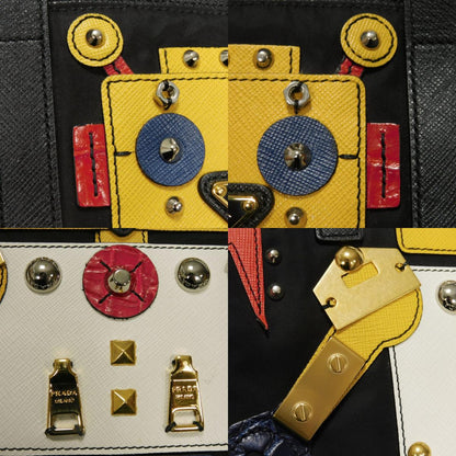 プラダ テスート ロボット アップリケ ナイロントートバッグ