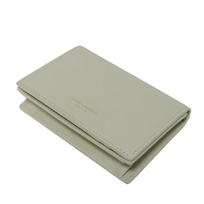 サン ローラン パリ 名刺入れ グレイン パウダー テクスチャード レザー カード ケース