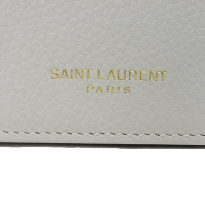 サン ローラン パリ 名刺入れ グレイン パウダー テクスチャード レザー カード ケース