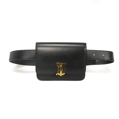 バーバリー TBロゴ スムースカーフレザー ベルトバッグ