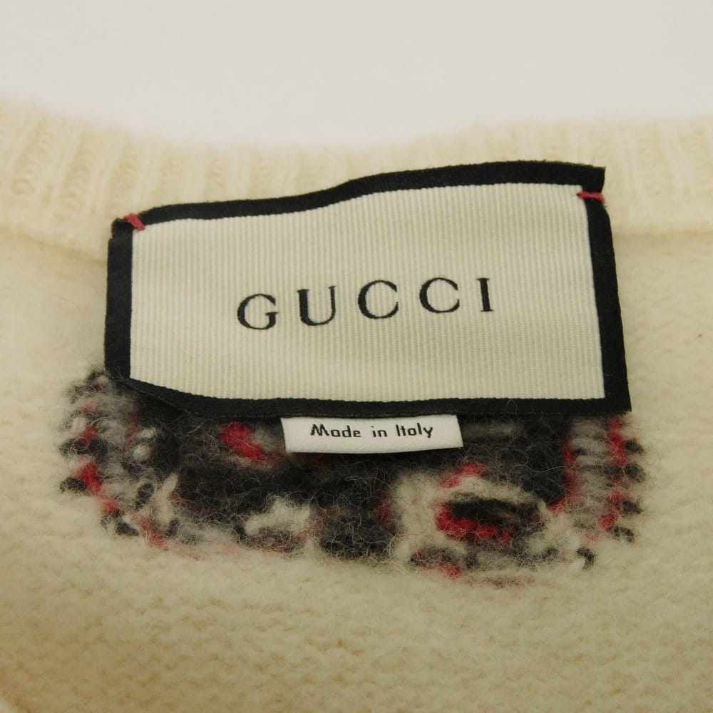 グッチ ダブルG Vネック ケーブルニット ウールカシミヤセーター