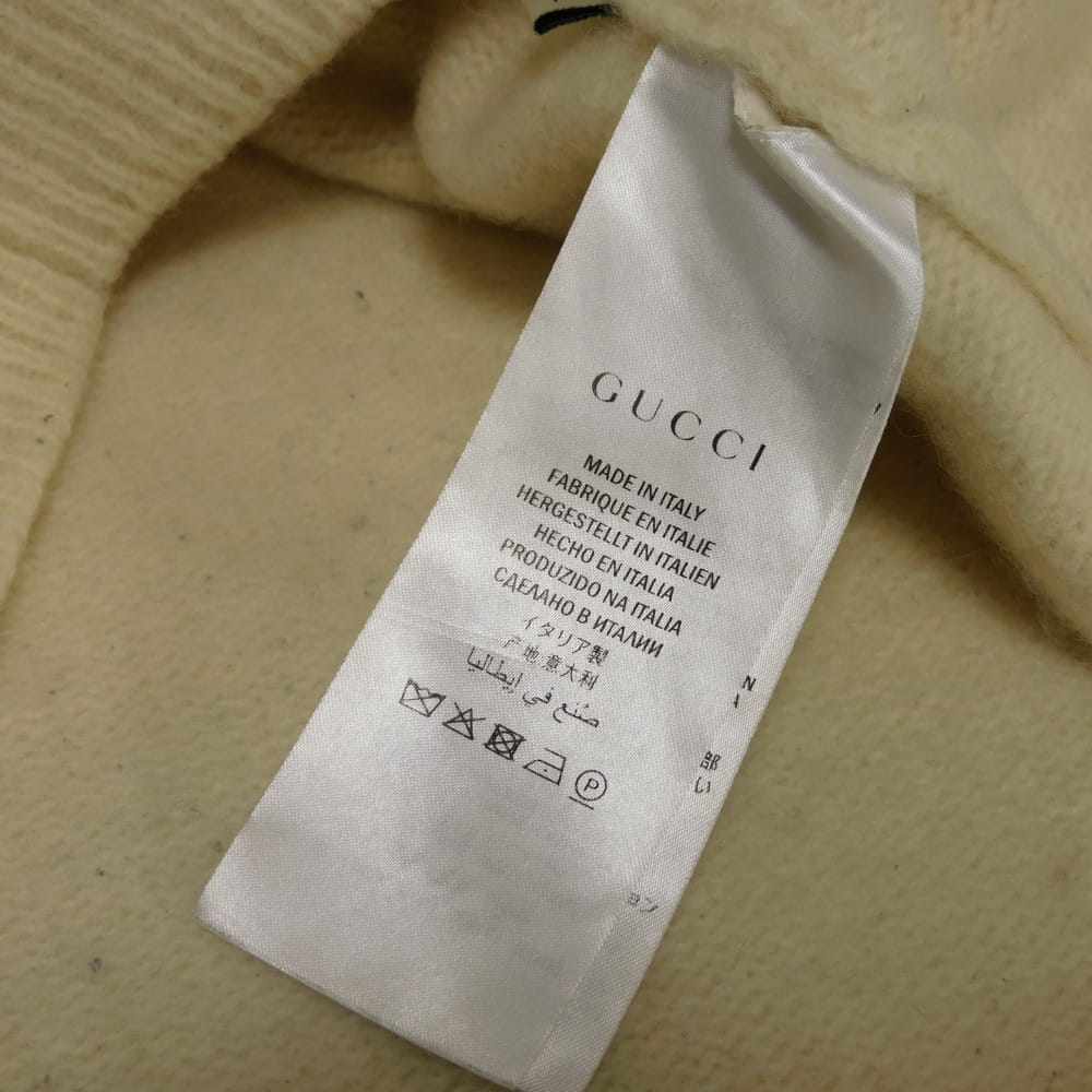 グッチ ダブルG Vネック ケーブルニット ウールカシミヤセーター