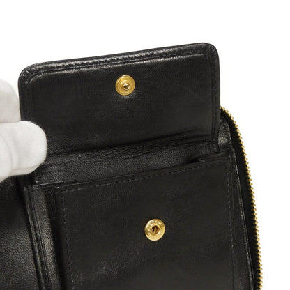 ディオール ディオールカロ カナージュ ナッパレザー 二つ折り財布