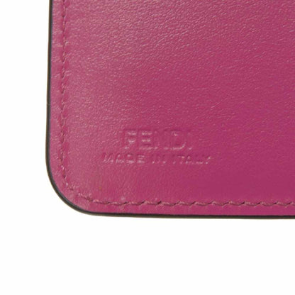 フェンディ FFダイヤモンド スムースカーフレザー グレインカーフレザー 二つ折り財布