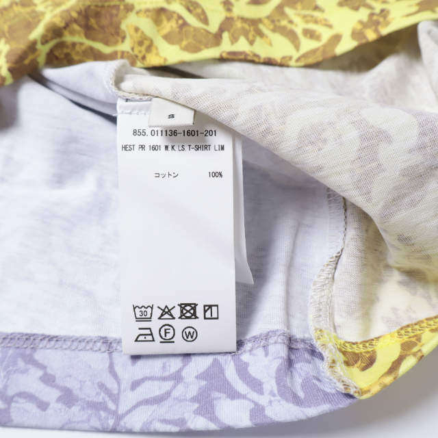 ドリスヴァンノッテン HEST PR 1601 W.K.LS.T-SHIRT コットン長袖Tシャツ