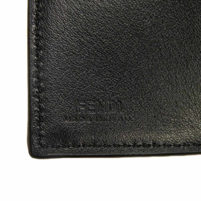 フェンディ コンパクトウォレット 三つ折り財布 グレインカーフレザー