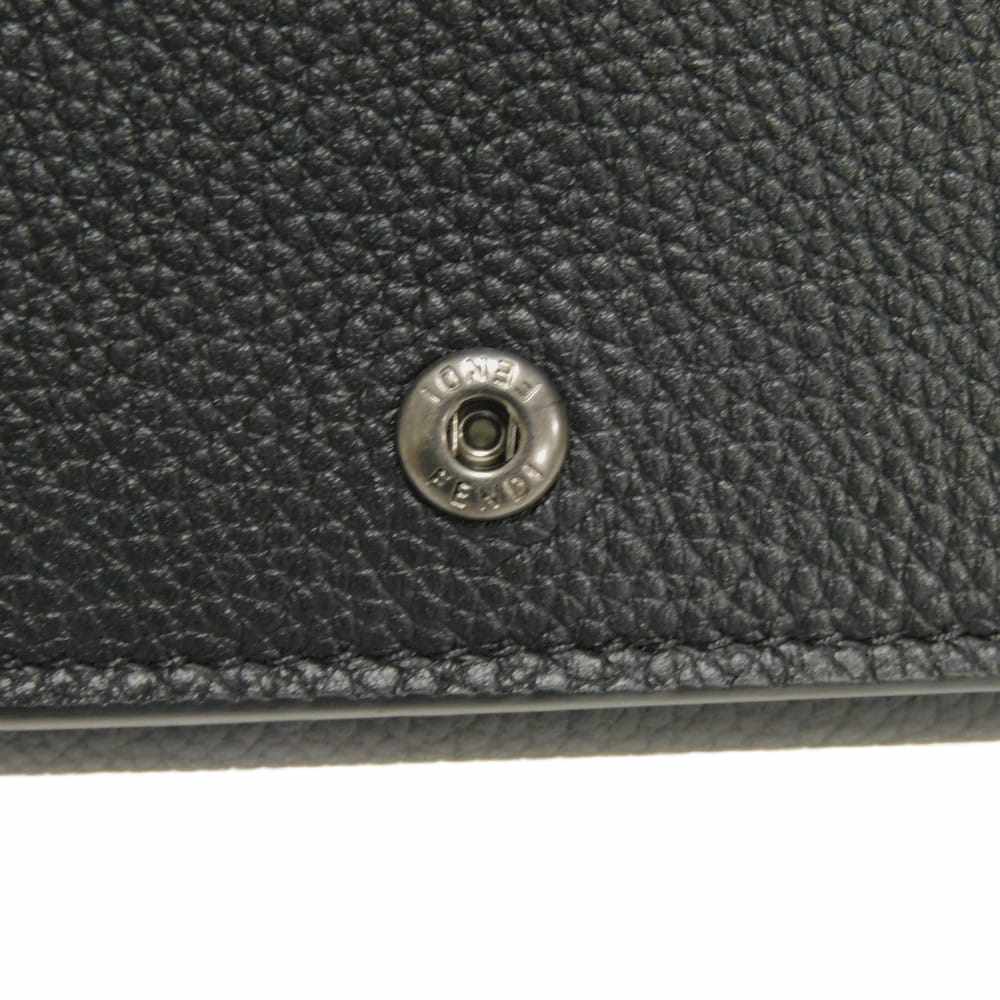 フェンディ コンパクトウォレット 三つ折り財布 グレインカーフレザー