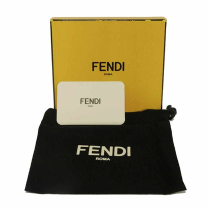 フェンディ コンパクトウォレット 三つ折り財布 グレインカーフレザー