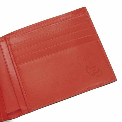 クリスチャンルブタン FAVシグネチャーバンド カーフレザー二つ折り財布