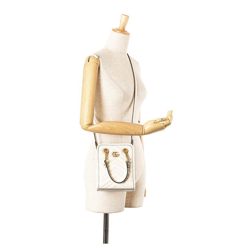 グッチ GGマーモント レザー 2wayバッグ