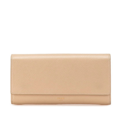セリーヌ ラージフラップウォレット レザー 長財布