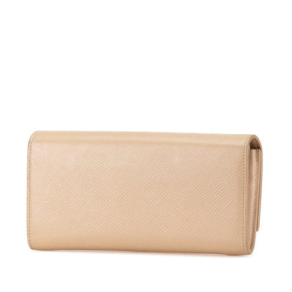 セリーヌ ラージフラップウォレット レザー 長財布